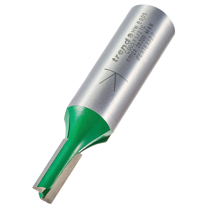 C005X1/2TC - Two Flute Cutter 6mm diameter