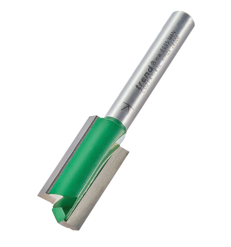 C021X1/4TC - Two Flute Cutter 12.7mm diameter