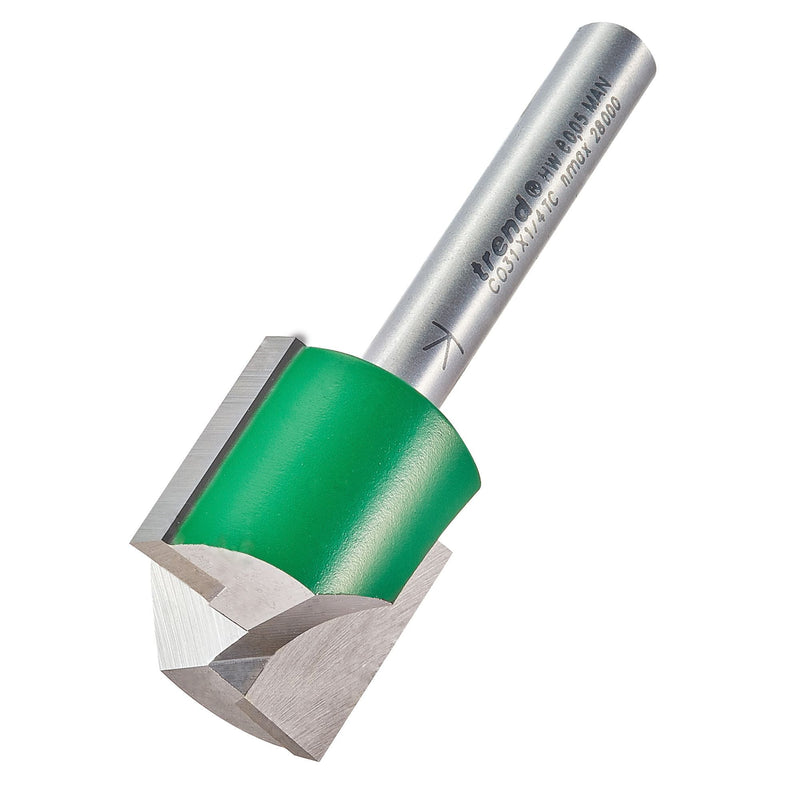 C031X1/4TC - Two flute cutter 20.6mm diameter