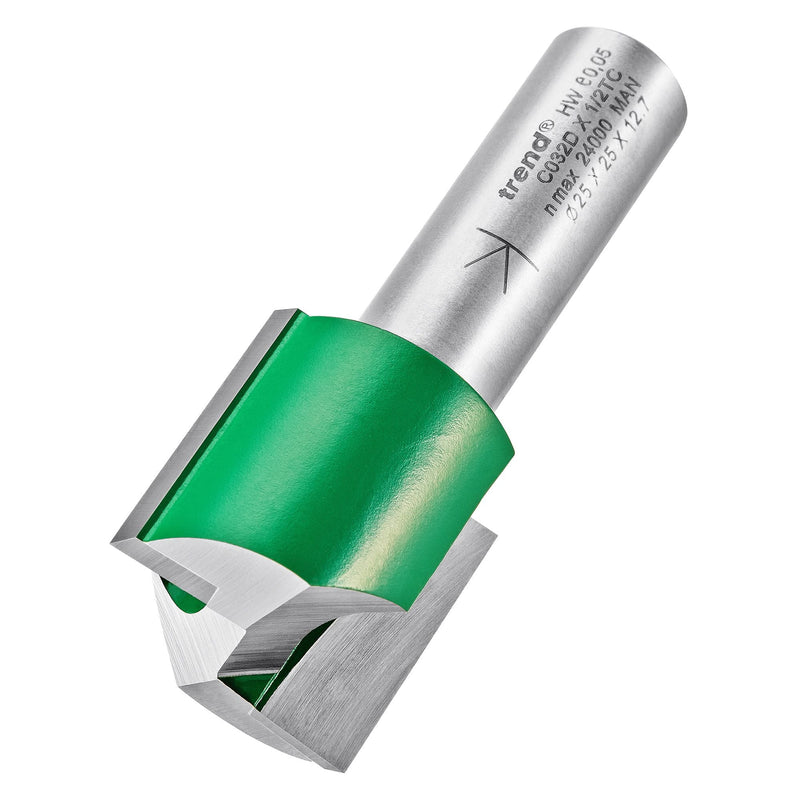 C032DX1/2TC - Two flute cutter 25mm diameter