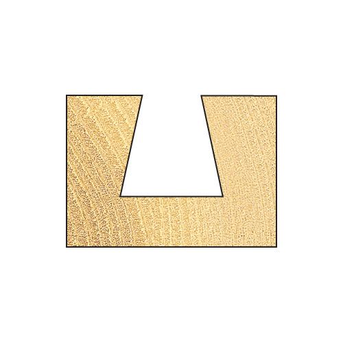C041AX1/4TC - Dovetail cutter angle=104 degrees 12.7mm diameter