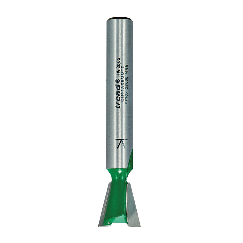 C041AX8MMTC - Dovetail cutter angle=104 degrees x 12.7mm diameter