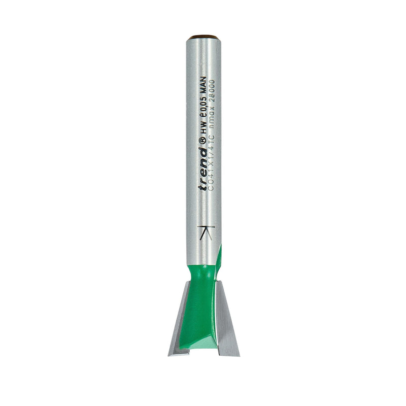 C041X1/4TC - Dovetail cutter angle=104 degrees x 12.7mm diameter