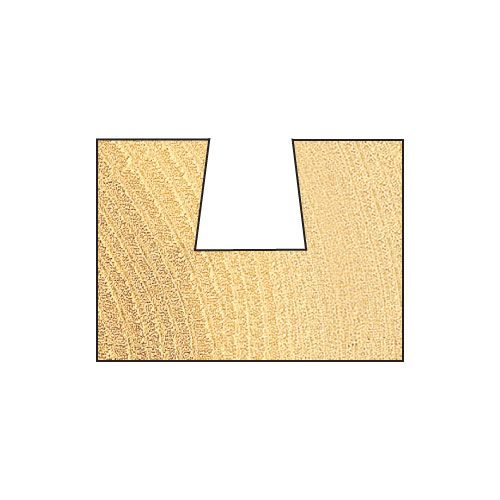 C042X1/4TC - Dovetail cutter angle=99 degrees x 9.5mm diameter