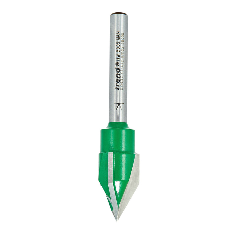 C043CX1/4TC - Triple flute engraver angle =60 degrees