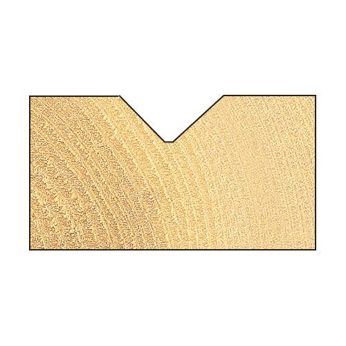 C044X1/4TC - Chamfer V groove cutter angle=45 degrees