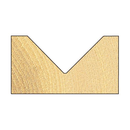 C045X1/4TC - Chamfer V groove cutter angle=45 degrees