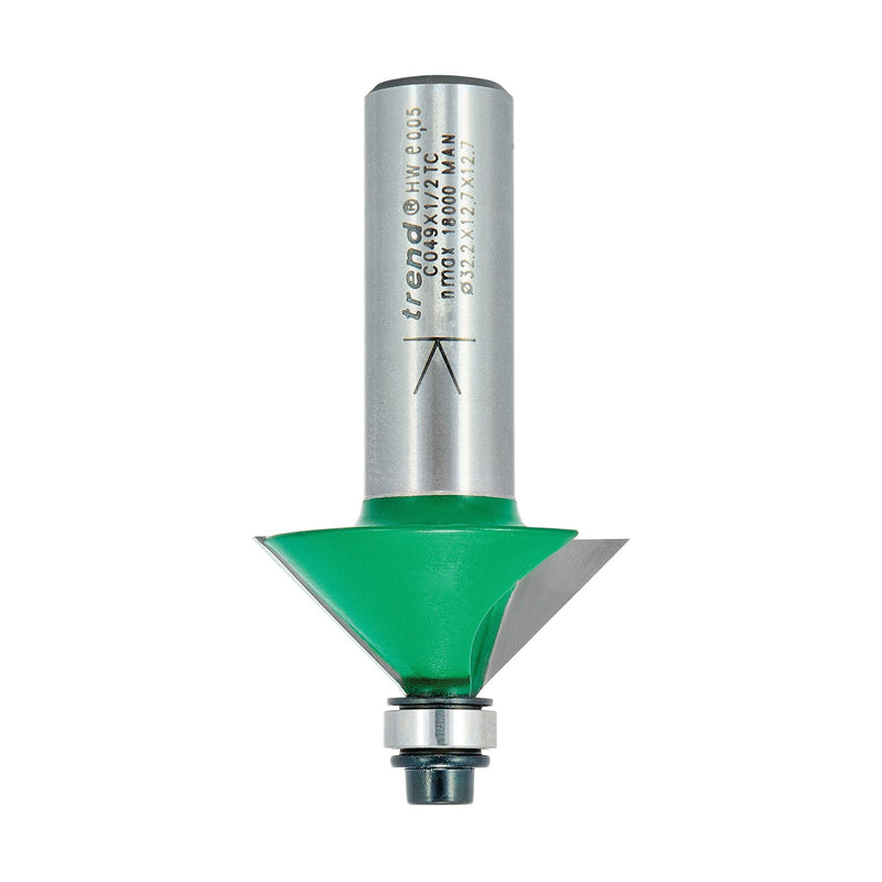 C049X1/2TC - Self guided chamfer angle=45 degrees x 12.7mm Cut