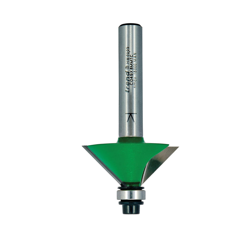 C049X8MMTC - Self guided chamfer angle=45 degrees x 12.7mm Cut