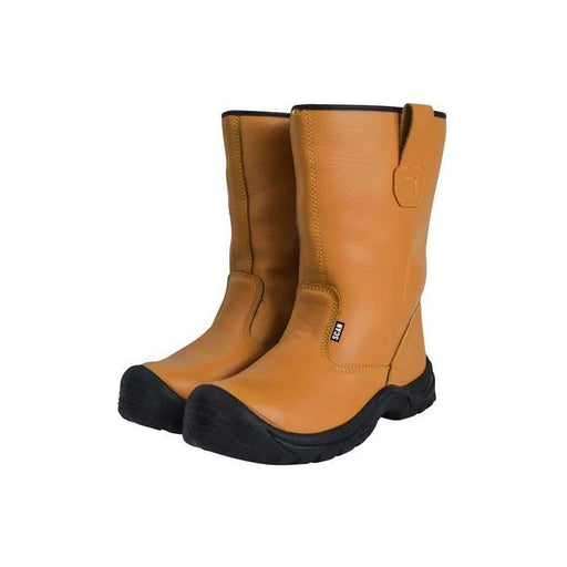 Scan Texas Lined Rigger Boots Tan UK 8 EUR 42 Scan - RockBottom Nothampton