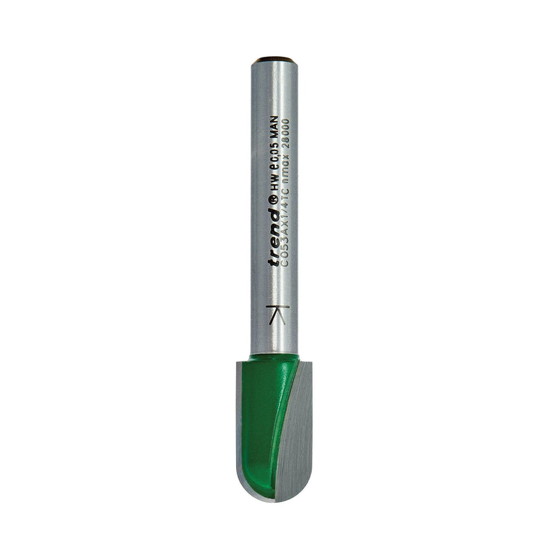 C053AX1/4TC - Radius 5.0mm radius x 18mm cut