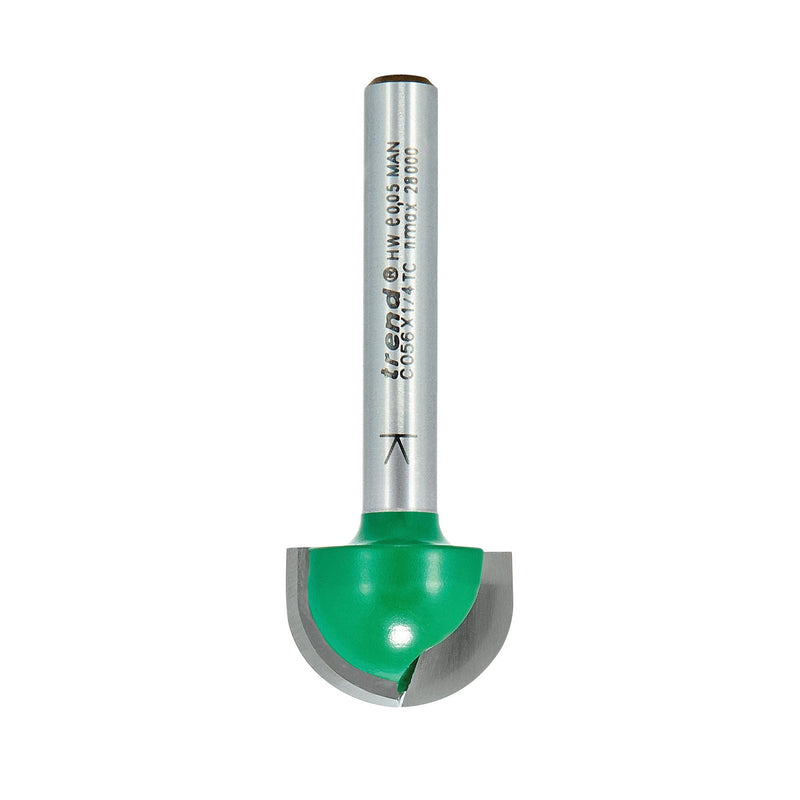 C056X1/4TC - Radius 9.5mm radius x 19.1mm diameter