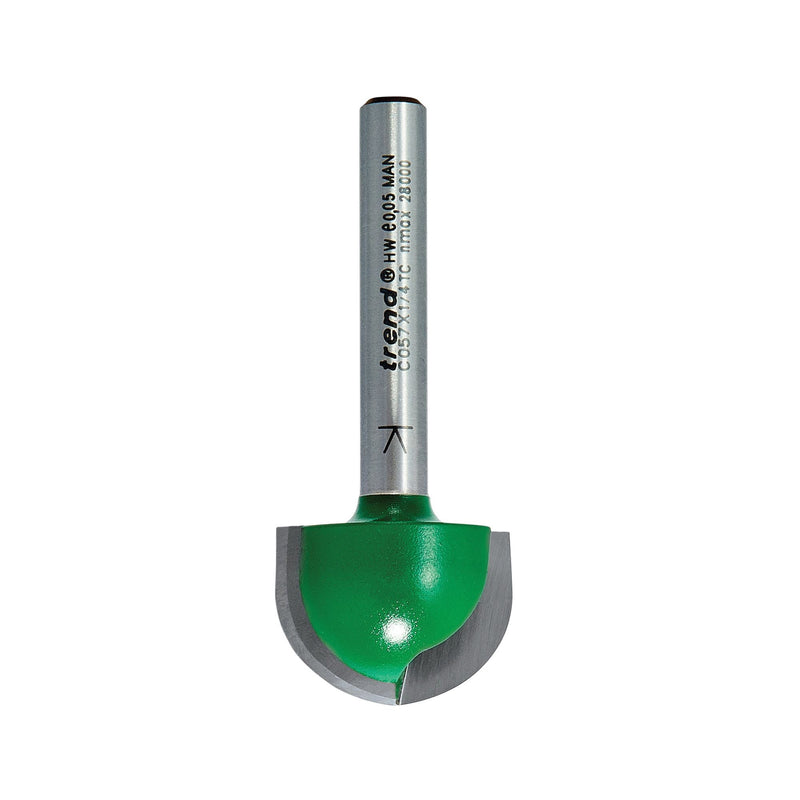 C057X1/4TC - Radius 11.1mm radius x 22.2mm diameter
