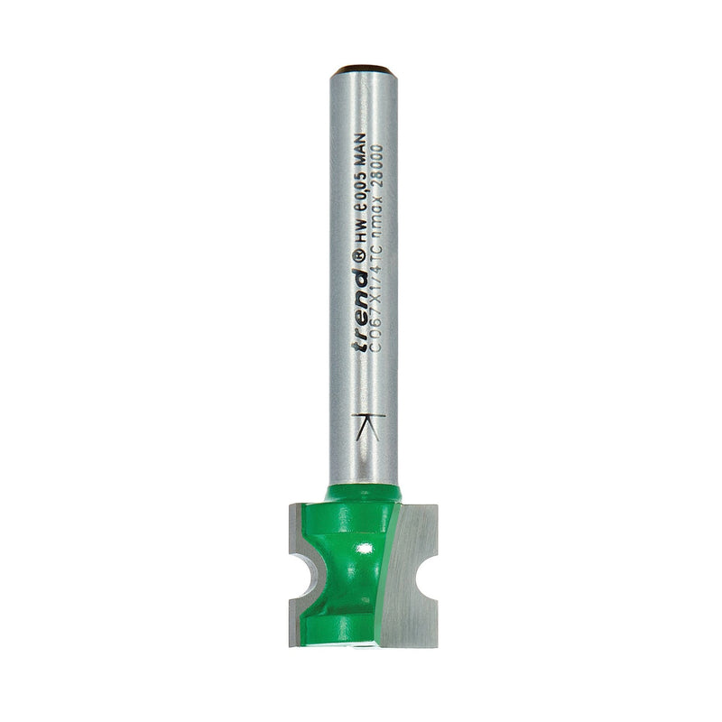 C067X1/4TC - Staff bead 2mm radius