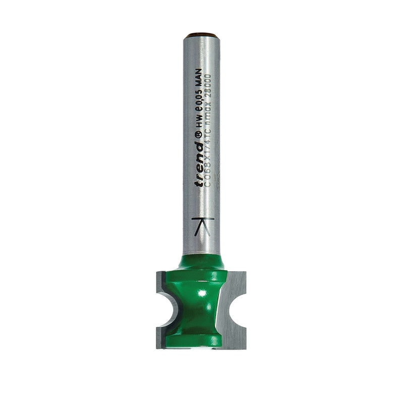 C068X1/4TC - Staff bead 2.8mm radius