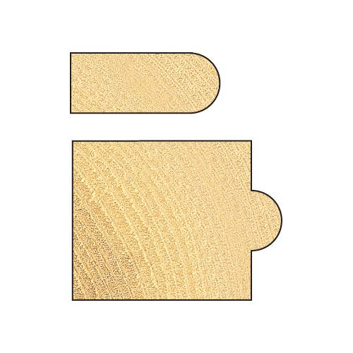 C069X1/4TC - Staff bead 3.6mm radius