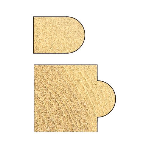 C070EX1/2TC - Staff bead 12.7mm radius