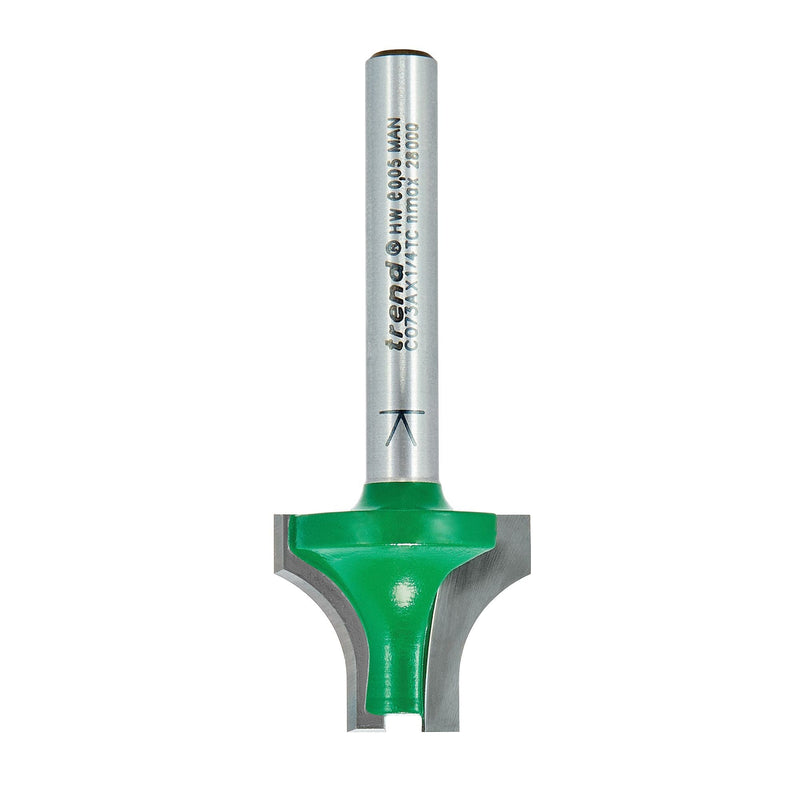 C073AX1/4TC - Sash bar ovolo joint cutter 10mm radius