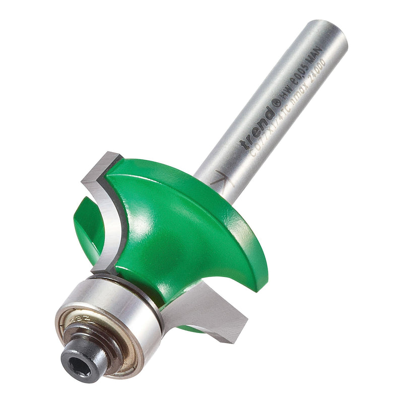 C077X1/4TC - Rounding over 7.9mm radius x 12.7mm cut