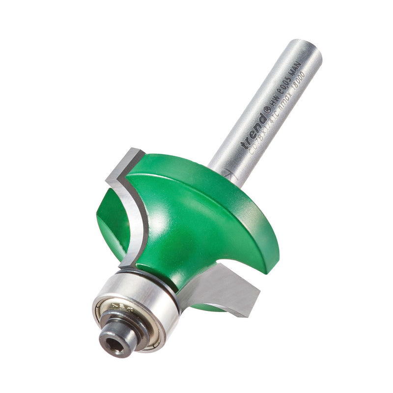 C078X1/4TC - Rounding over 9.5mm radius x 15.9mm cut