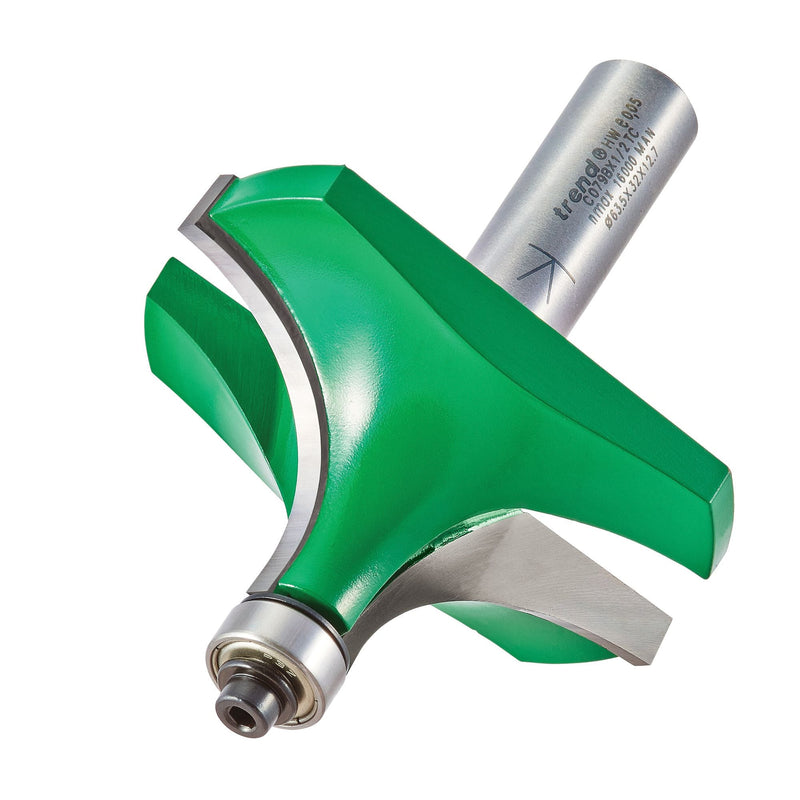 C079BX1/2TC - Rounding over 25.4mm radius x 32mm cut