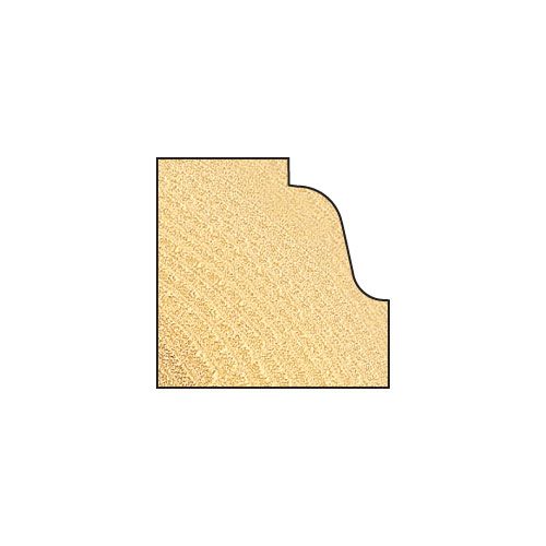 C086X1/2TC - Guided ogee radius 4.0 x 15.9mm cut