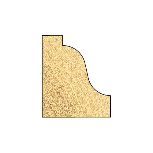 C087X1/4TC - Roman ogee 6.3mm radius x 22.2mm cut