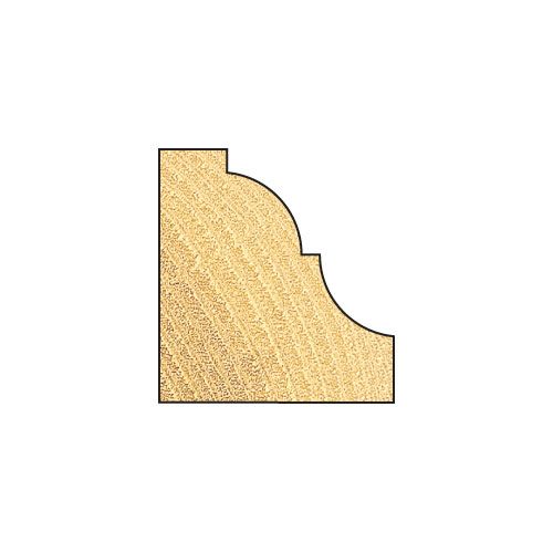 C091X1/4TC - Classic ogee 6.3mm radius