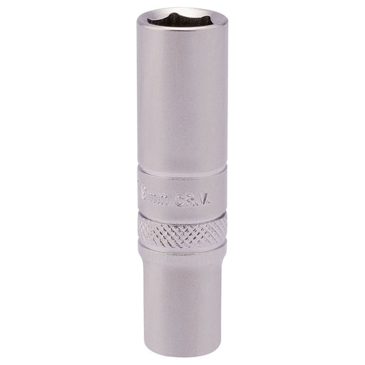 Draper 82139 Draper Expert 6 Point Deep Socket, 1/4" Sq. Dr., 9mm