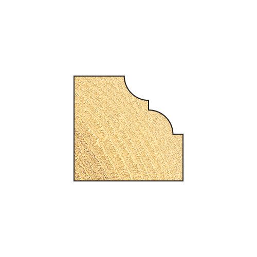 C104X1/4TC - Self guided broken ogee quirk 4mm radius