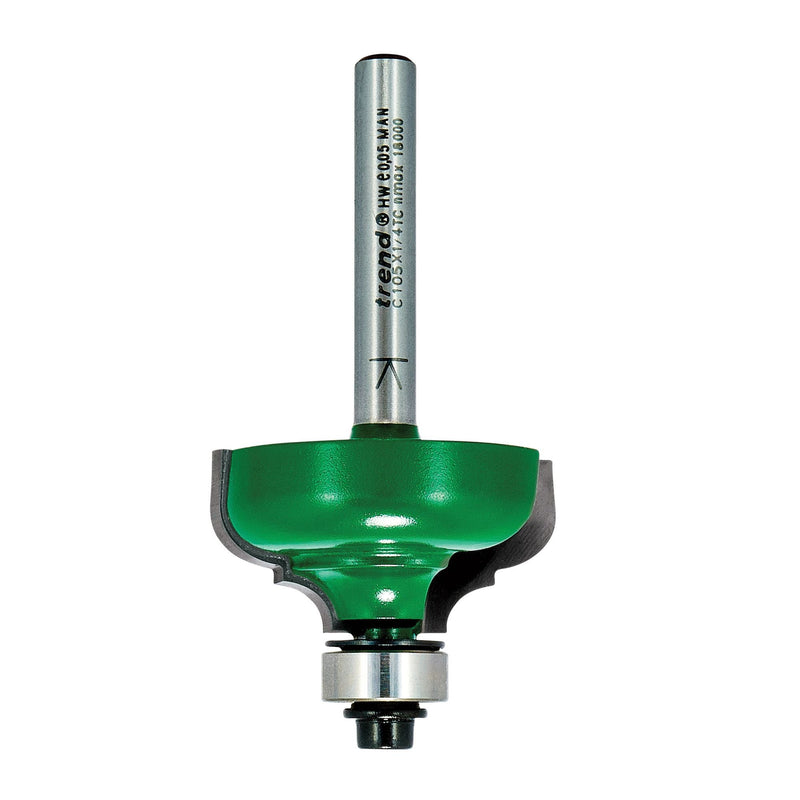 C105X1/4TC - Self guided broken ogee quirk R6.3mm