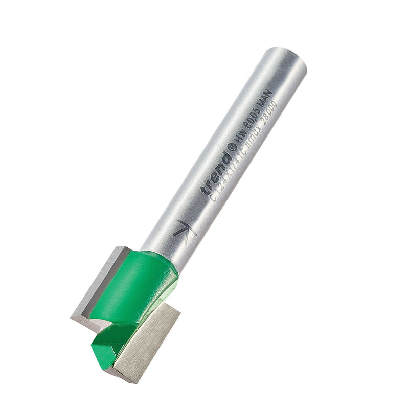 C124X1/4TC - Straight 12.7mm diameter x 12.7mm cut