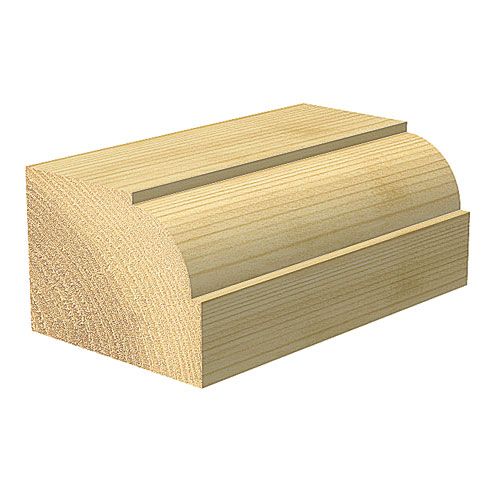 C128X1/4TC - Rounding over 9.5mm radius x 22.2mm cut