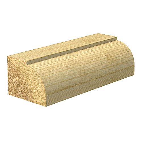C128X1/4TC - Rounding over 9.5mm radius x 22.2mm cut