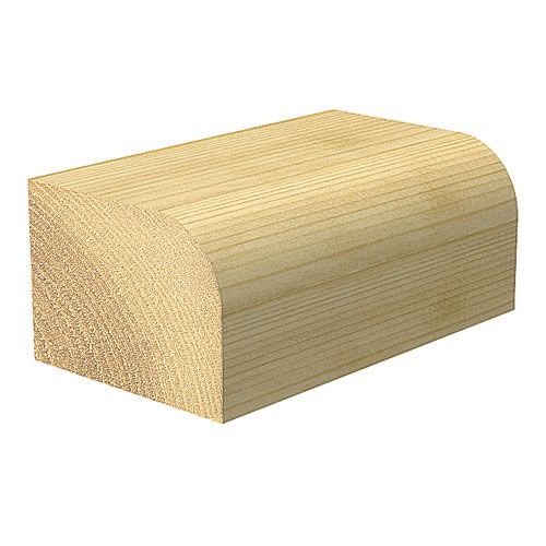 C128X1/4TC - Rounding over 9.5mm radius x 22.2mm cut