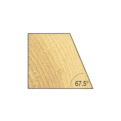 C138BX1/4TC - Self guided chamfer 67.5 degrees x 22.2mm cut