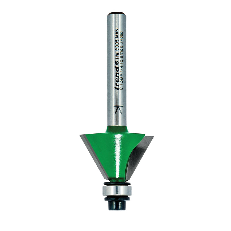 C138X1/4TC - Self guided chamfer 60 degrees x 12.7mm cut