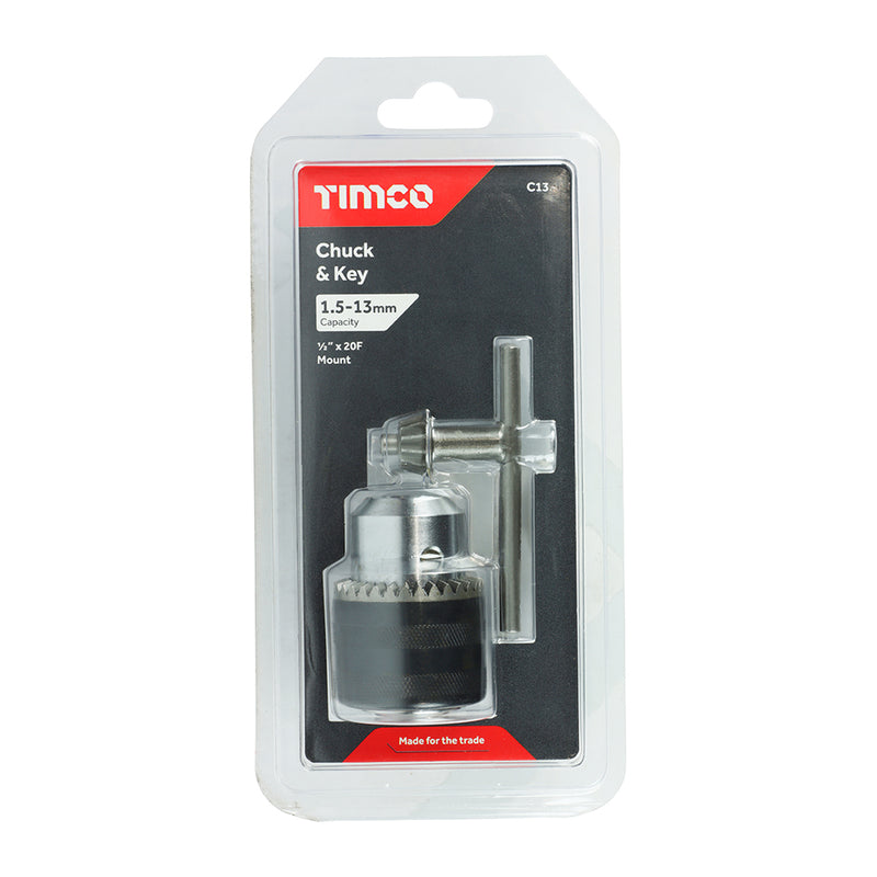 TIMCO 1/2" Chuck & Key Set - 1/2"