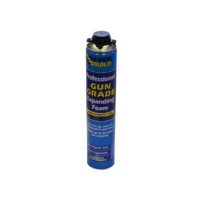 Everbuild Sika Pro Gun Grade Expanding Foam 750ml Everbuild Sika - RockBottom Northamptin