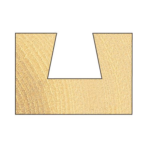 C160AX1/4TC - Dovetail 15.9mm diameter x 104 degrees