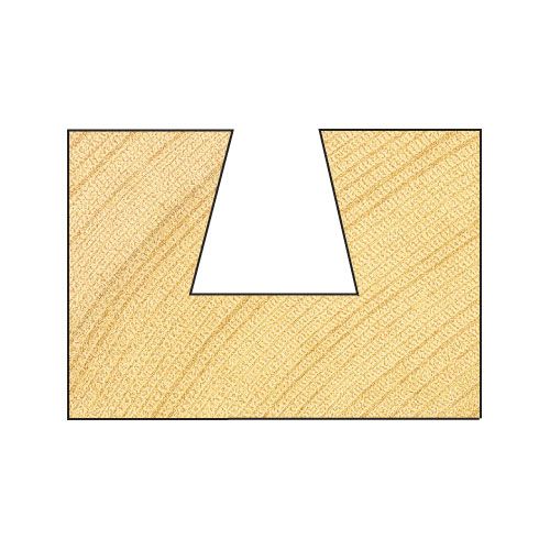 C162X1/4TC - Dovetail 12.7mm diameter x 104 degrees guided