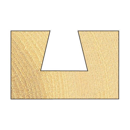 C162AX1/4TC - Dovetail 15mm diameter x 104 degrees guided