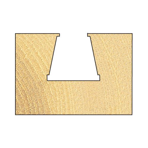 C163X1/4TC - Dovetail 15mm diameter x 104 degrees spurs