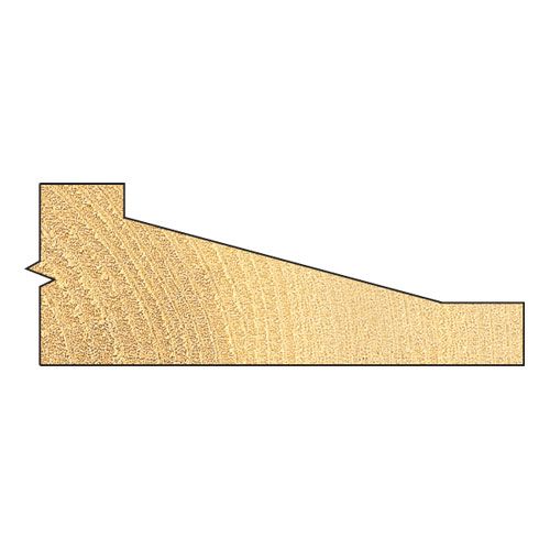 C170X1/2TC - Bearing guided bevel panel raiser 15 degrees
