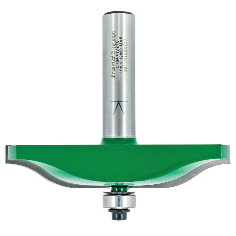 C184X1/2TC - Ogee panel mould cutter 22mm radius 86mm diameter