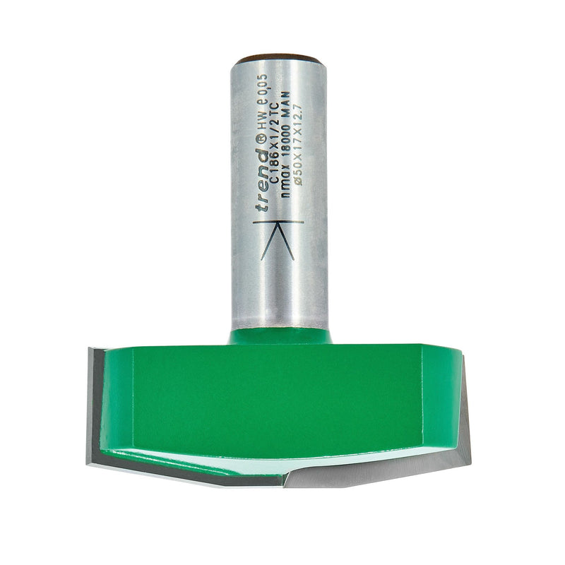 C186X1/2TC - Bevel panel raiser 10 degrees 50mm diameter