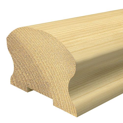 C191X1/2TC - Bearing guided hand rail 51mm radius
