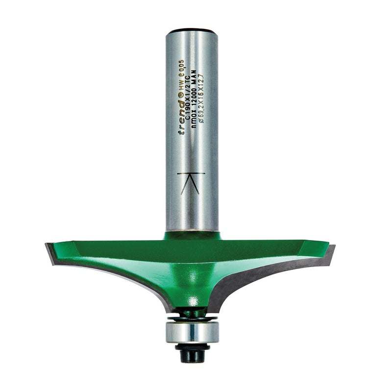C190X1/2TC - Bearing guided thumb mould radius44mm