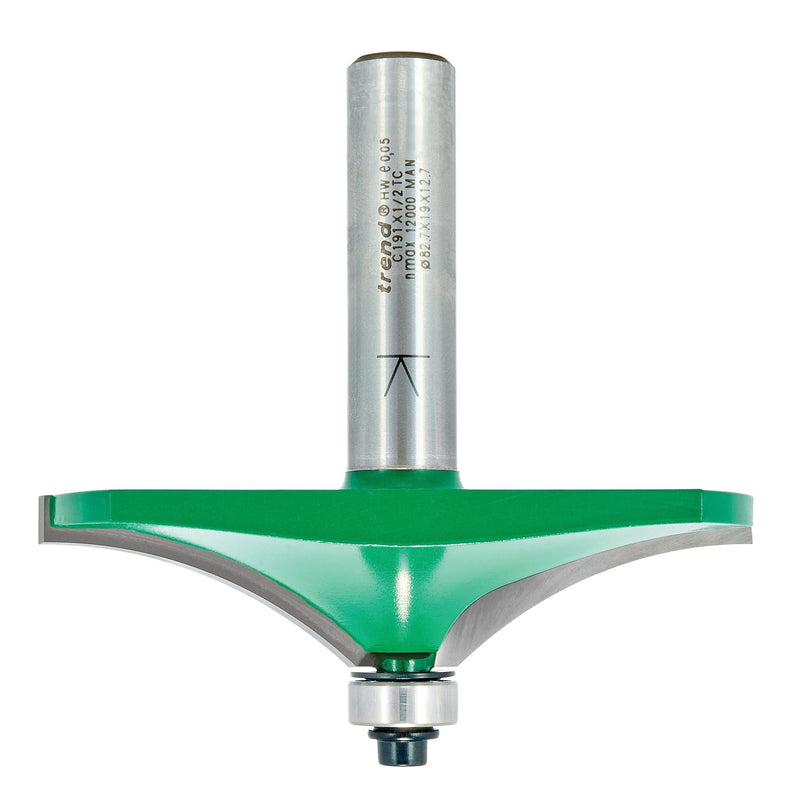 C191X1/2TC - Bearing guided hand rail 51mm radius