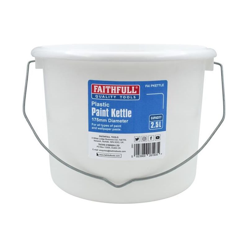 Faithfull Plastic Paint Kettle 2.5 litre Faithfull - RockBottom Northampton